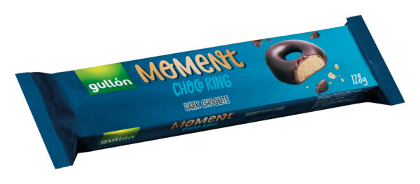 GULLON CHOCO RING DARK CHOCOLATE biskvit preliven crnom čokoladom 128g