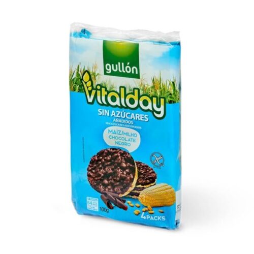 GULLON CORN CAKES galete od kukuruza i čokoladom bez glutena i dodatog šećera 100g