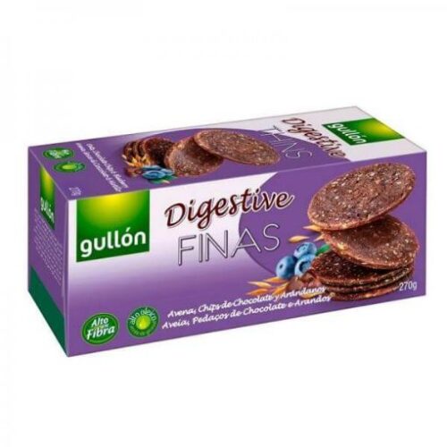 GULLON DIGESTIVE FINAS keks sa čokoladom i borovnicama 270g
