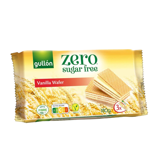 GULLON VANILLA FLAVOUR WAFER napolitanka sa vanilom bez šećera 180g