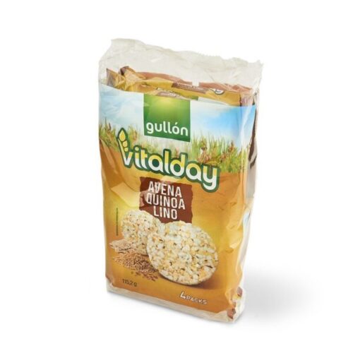 GULLON VITALDAY AVENA QUINOA LINO ovsene torte s kinoom i lanom bez glutena 115g