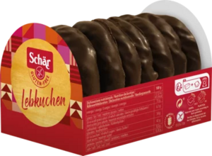 LEBKUCHEN bezglutenski medenjaci sa bademima preliveni čokoladom 200g SCH