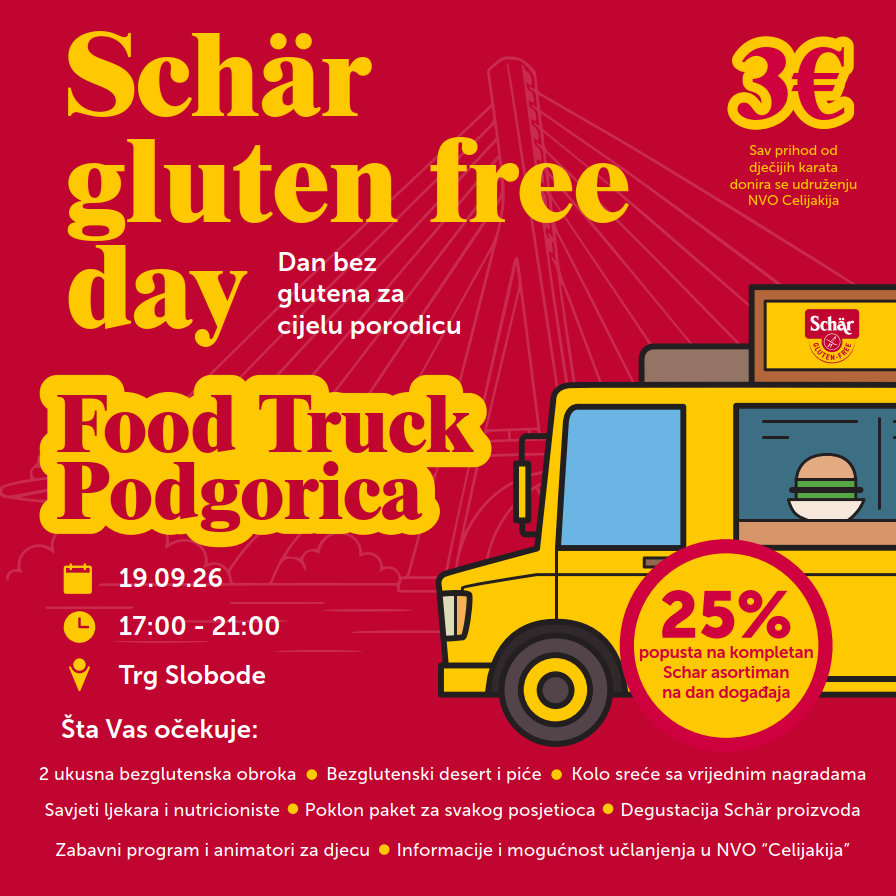 schar-tiket-3e Dječija ulaznica za Schär Gluten Free Day - Podgorica